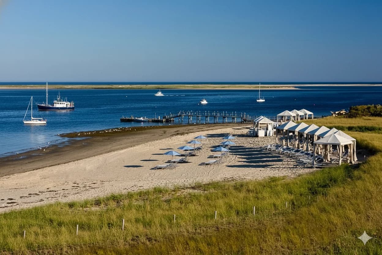 Oceanfront grounds of the historic Chatham Bars Inn