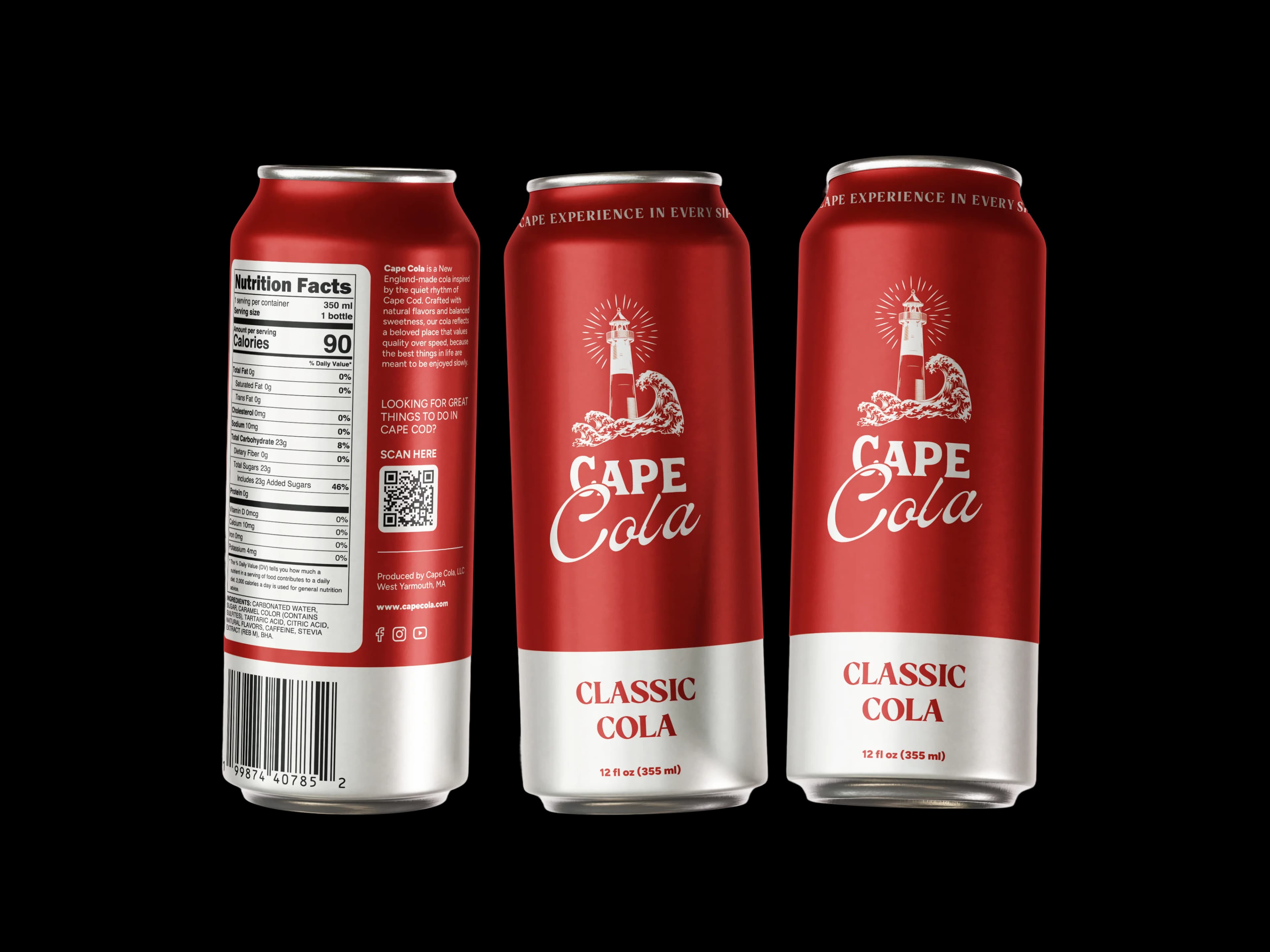 Cape Cola cans
